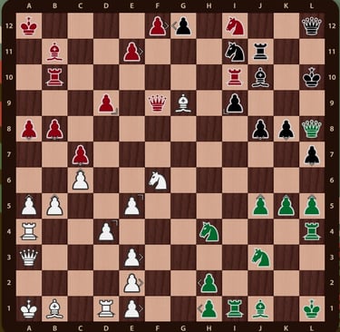 Jaque mate con clavada de ootro ejercito