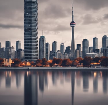 Toronto city seem by sky