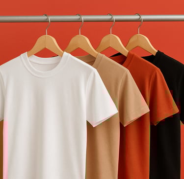 ผลิตเสื้อยืดเปล่าตามแบบที่ต้องการ