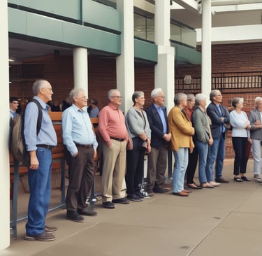 Workshop attendees engaged in a lively discussion around a conference table.