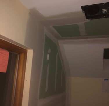 northampton drywall repair in bathroom