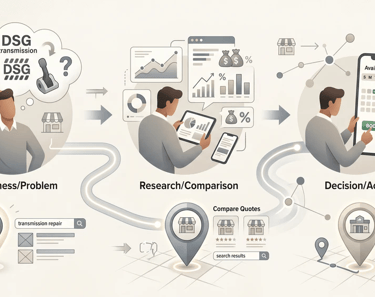 Local Automotive SEO: Service Costs, DSG Questions and Commercial Intent