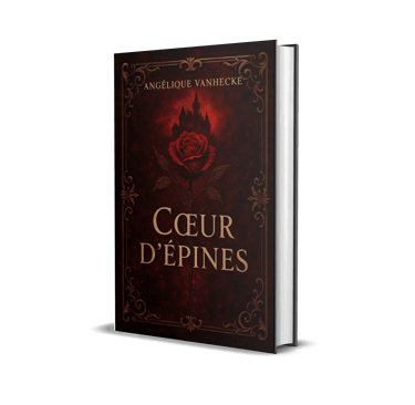 Romantasy Soft Dark Grey Coeur d'épines en relié - Angélique Vanhecke.