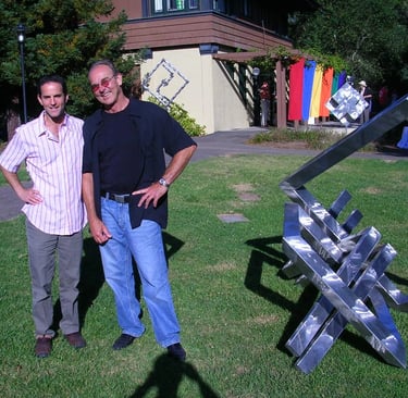 Tal Avitzur with Ken Bortolazzo.
