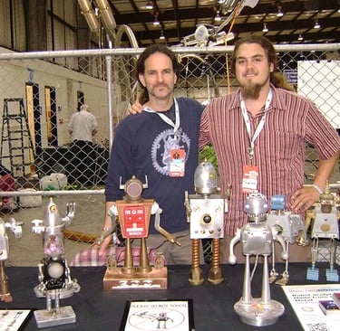 Bay Area Maker Talbotics display.