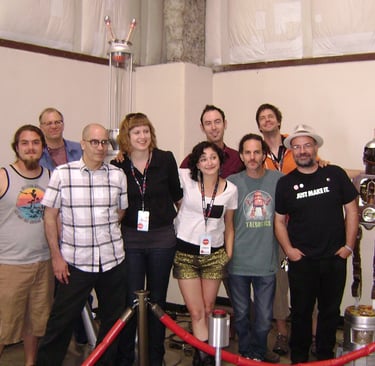 Applied Kinetic Art group at the 2013 Bay Area Maker Faire.