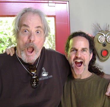 Tal Avitzur with M. C. Gainey.
