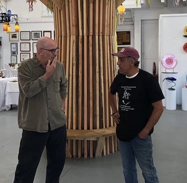 Mark Galt with Saul Alcaraz.