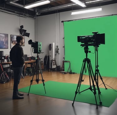 a man and a woman standing in a boxing ring
