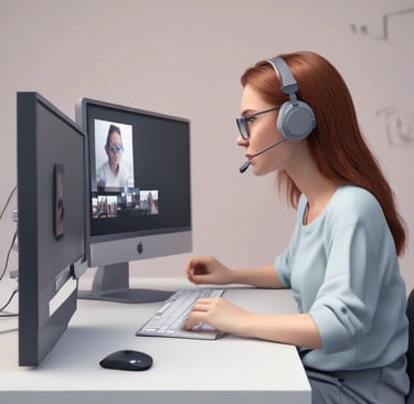 a green rectangle with a red play button on it