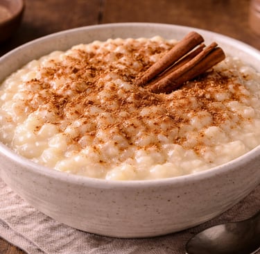 arroz doce simples e barato cremoso caseiro com canela