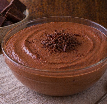 mousse de chocolate simples e barato cremoso caseiro