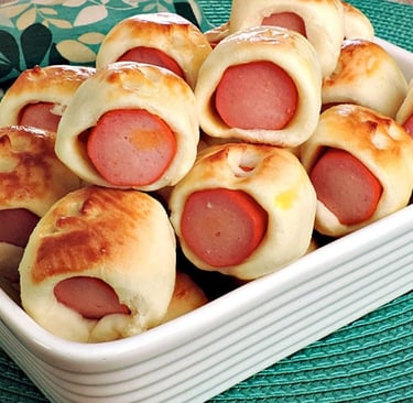 enroladinho de salsisha delicioso