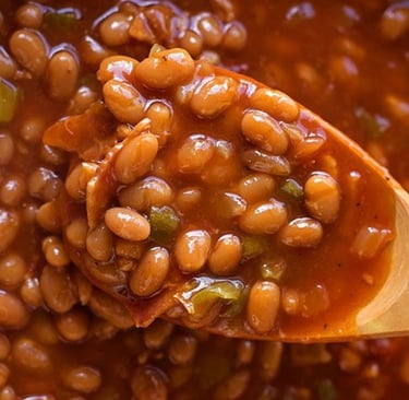 feijão simples com caldo encorpado e bem temperado