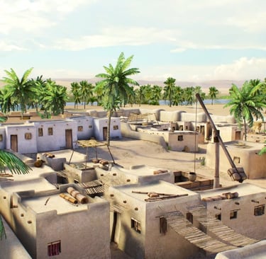 casas do Egito Antigo