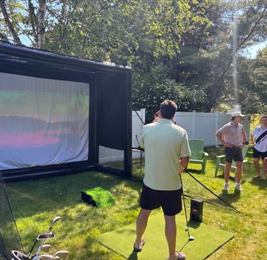 Par-Tee Wagon Event Outside