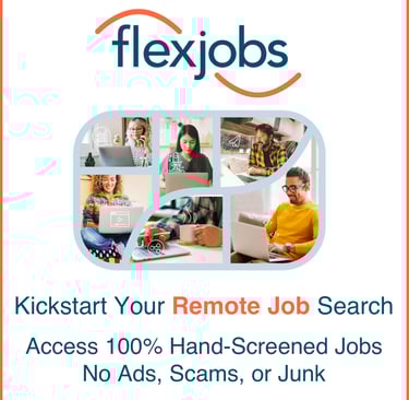 a flyer for a remote job search