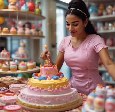 Behind-the-scenes shot of a video recording session with professional lighting and a client presenting their brand story.