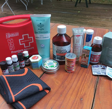 trousse à pharmacie de voyage