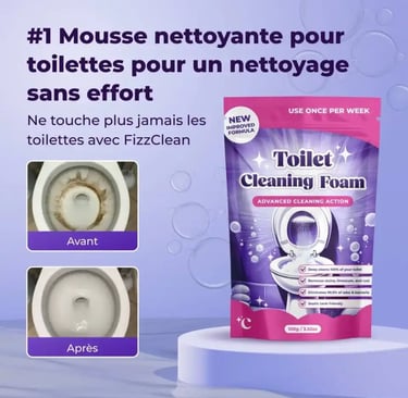 Offre Spéciale FizzClean Nettoyant WC - Pack 4 Unités Meilleure Vente - Réduction 70%