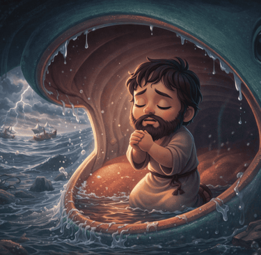 Jonas e o Grande Peixe – Historinha Bíblica Infantil