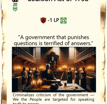 Sedition Act of 1798