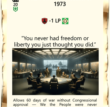 War Powers Resolution of 1973
