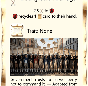 Liberty Scroll Barrage
