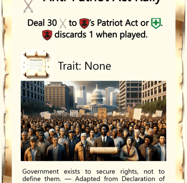 Anti-Patriot Act Rally
