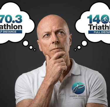 James Oswald Coaching thinking about doing a 70.3 or 140.6 Ironman event