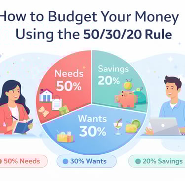 How to Budget Your Money Using the 503020 Rule (Simple Guide)_cleareveryday