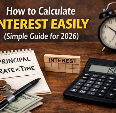 How to Calculate Interest Easily (Simple Guide for 2026)_cleareveryday.com