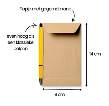 Kraft zaadzakjes om je zaden te bewaren. Te koop bij Bol.com.