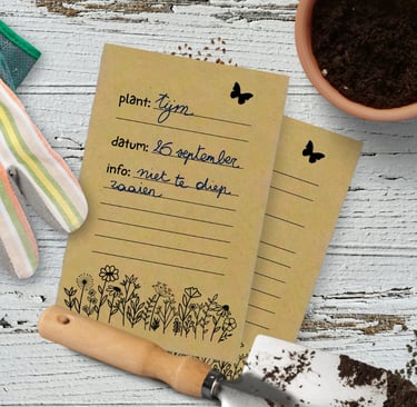 Kraft zaadzakjes om je zaden te bewaren. Te koop bij Bol.com.