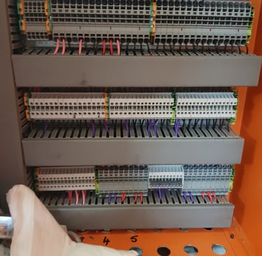 Revamp of an Gap Press Eccentric 250 ton press. new Control Panel