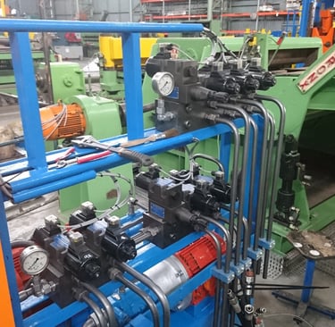 Hydraulic upgrade completed. Pumps and system completely overhauled.