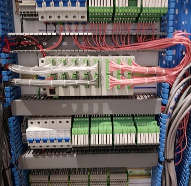 Delta Plc with interface relays