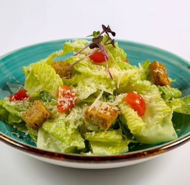 Ceaser salad by chef Santhosh Prasad 