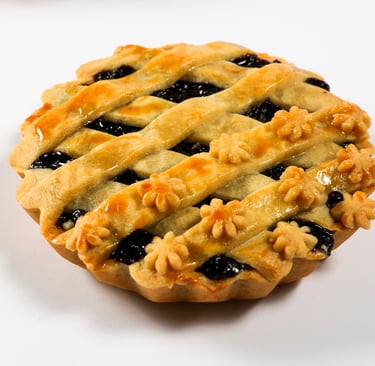 blueberry pie by Chef Santhosh Prasad 