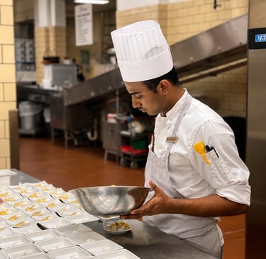 Chef Santhosh Prasad At The Main Dinning Room, The Greenbrier, WV, USA