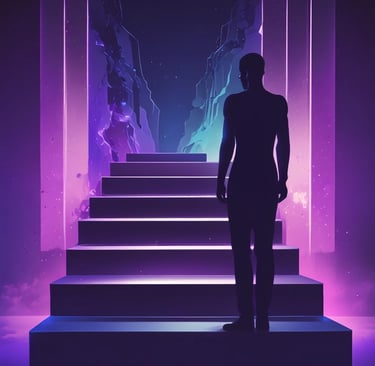 An open ebook page showing motivational quotes about discipline with a minimalist dark blue and black theme.