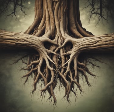 A cross-section of tree roots showing the foundation of internal security in recovery & safety.