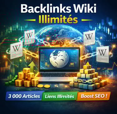Boostez votre SEO avec des Backlinks Wiki Illimités à partir de 3 000 Articles