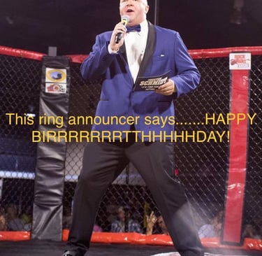 Christian Schmidt ring announcer boxing MMA pro wrestling