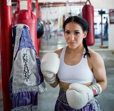 La Alacrana Sindy Amador Riverside womens boxing Durango Mexico