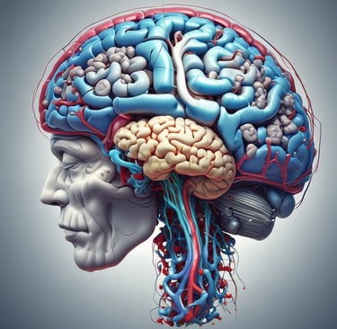 A neatly arranged grid of peptide supplement bottles glowing softly against a dark backdrop.