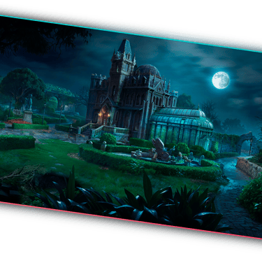 Gwen Black Cemetery Gate mansion at night mystery location