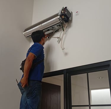 Layanan service AC Lestari Teknik berlokasi di Cibinong, Bogor