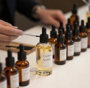 A professional analyzing data on multiple screens with AI-powered dashboards.