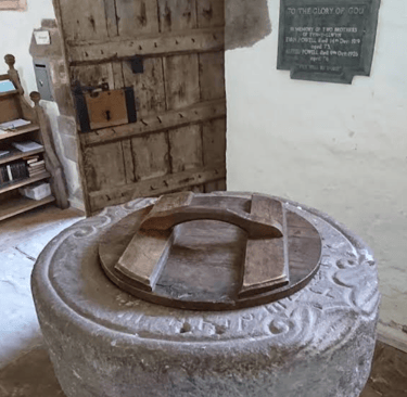 Partrishow Font Runestone 988  - County Cardigan, Wales by Justin Wyatt 2017
